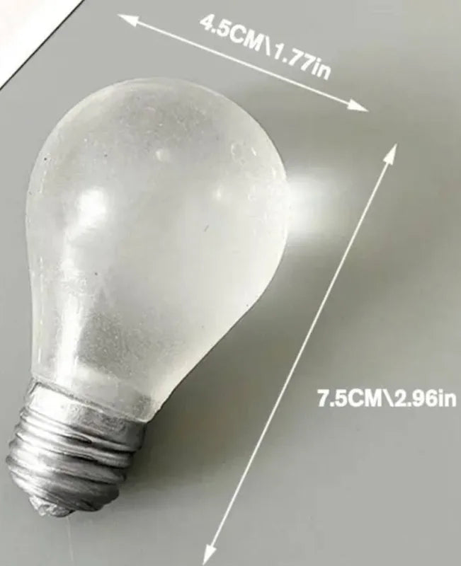 Glow in the Dark Light Bulb Squishy