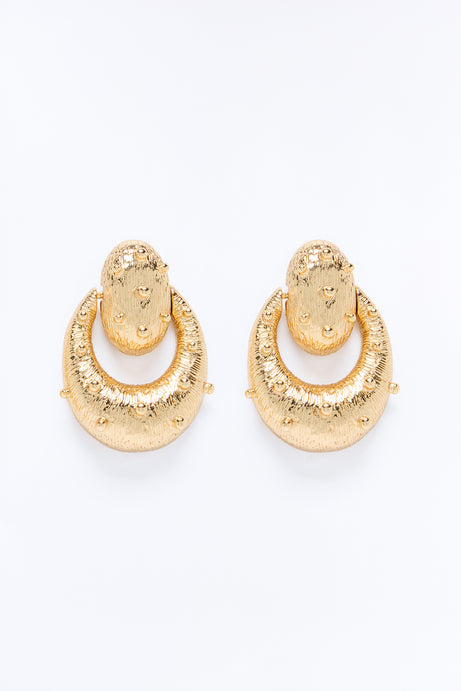 Knockout Gold Hoop Earrings