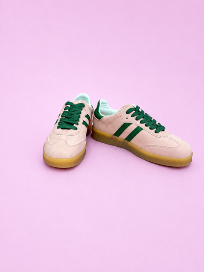 Christi Pink & Green Sneakers - Milo & Lily Boutique