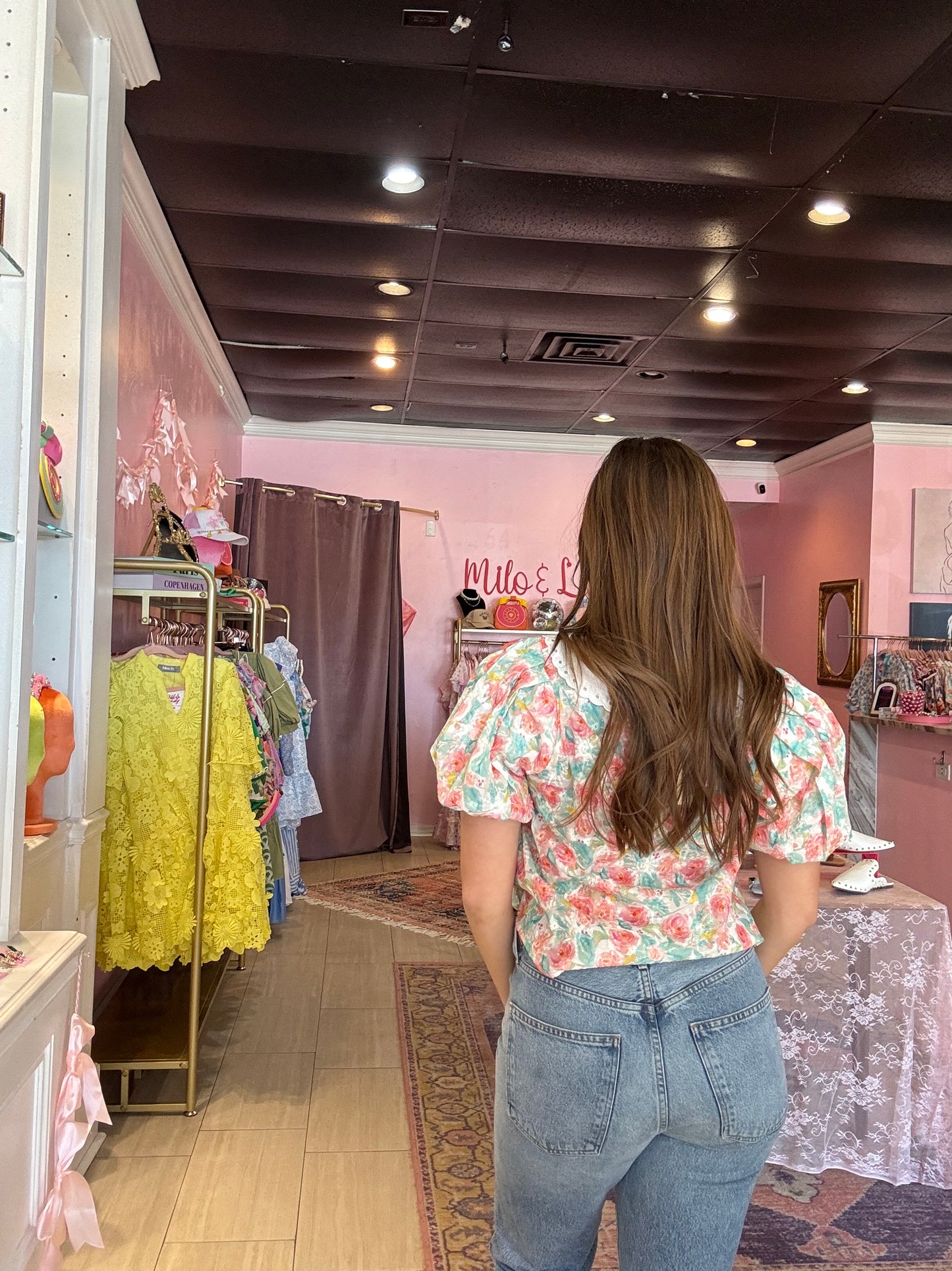 The Multicolor Embroidered Puff Sleeve Top