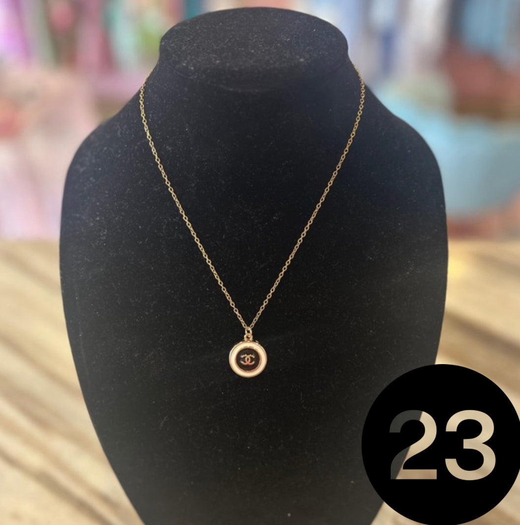 Upcycled Authentic Vintage Chanel Button Rings & Necklaces