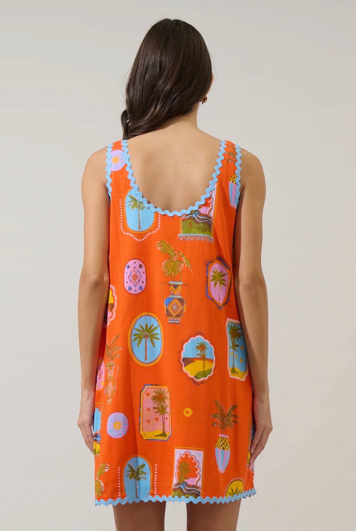 Maury Postcard Auriel Shift Mini Dress - Milo & Lily Boutique