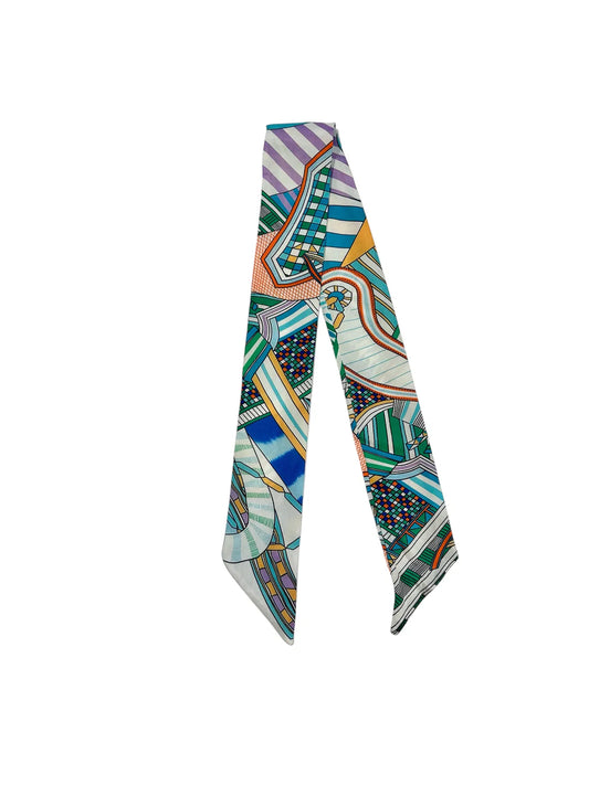 Colorful Abstract Twilly Scarf