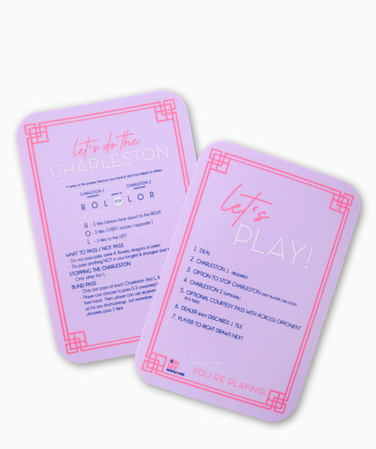 Lilac Mahjong Tile Shufflers