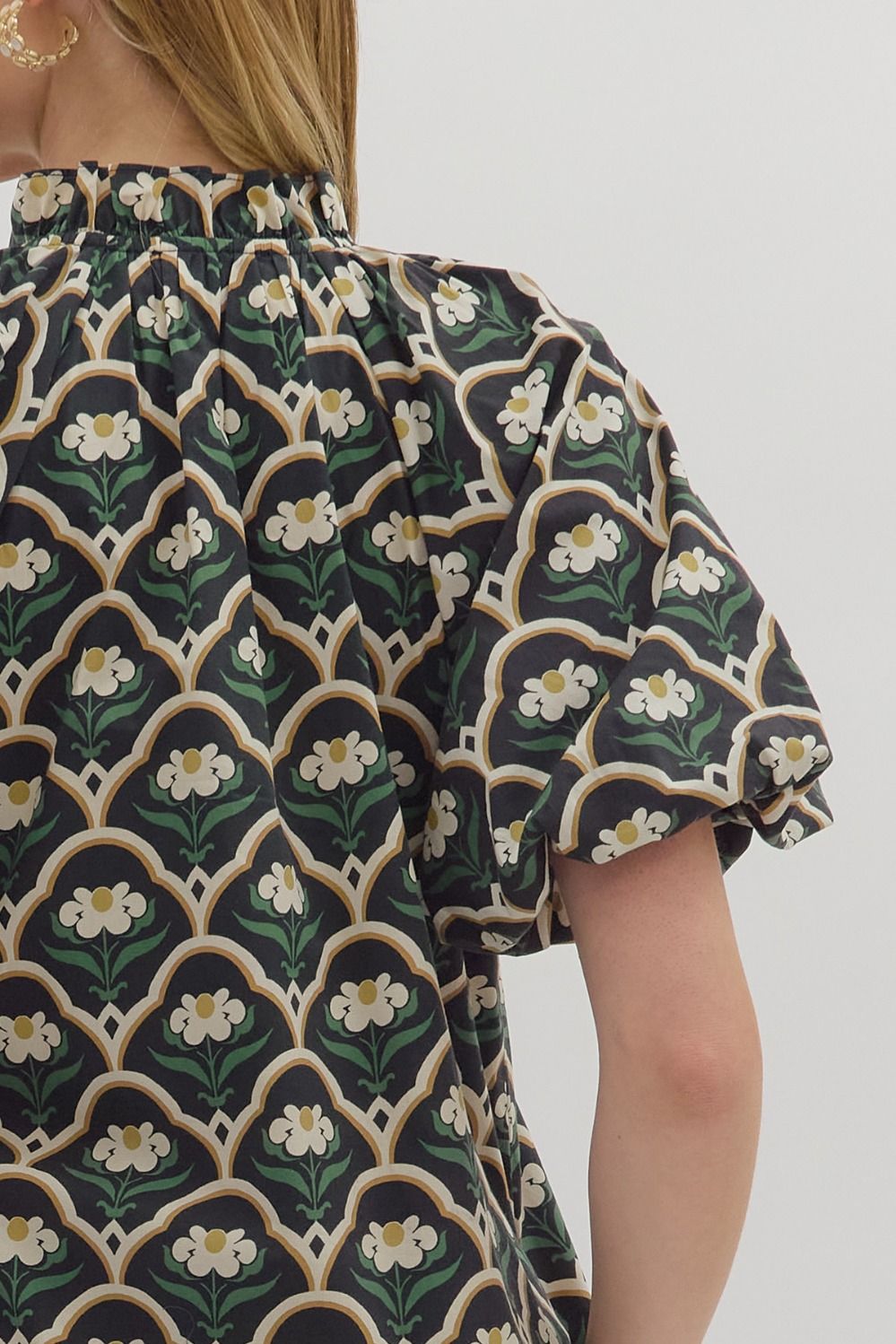 Deco Clover Shift Dress