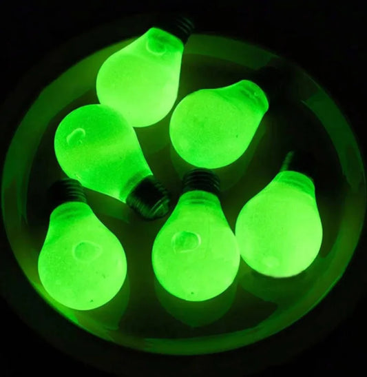 Glow in the Dark Light Bulb Squishy