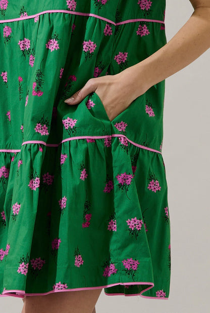 Candace Tiered Mini Dress Vivy Floral - Milo & Lily Boutique