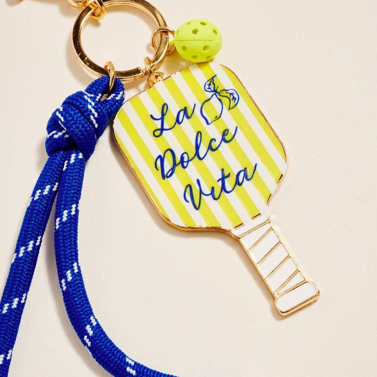 Pickleball Paddle Keychain Bag Charm - Milo & Lily Boutique