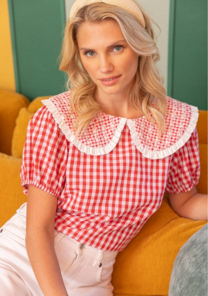 Boomer Babe Eyelet Top