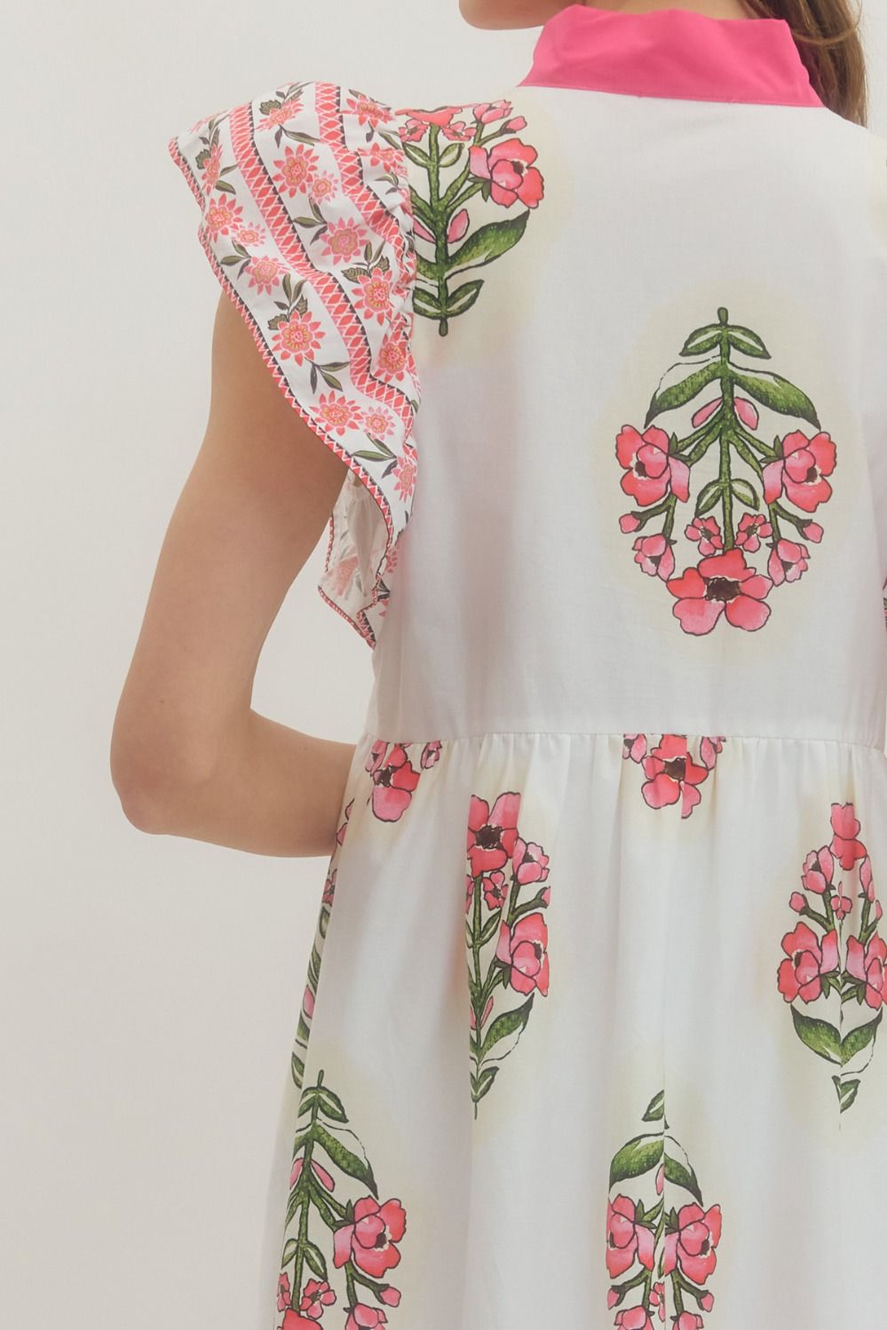 Charlotte Floral Midi Dress - Milo & Lily Boutique