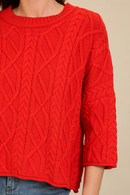 The Cable Cozy Sweater
