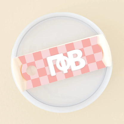 Sorority Tumbler Lid Tag
