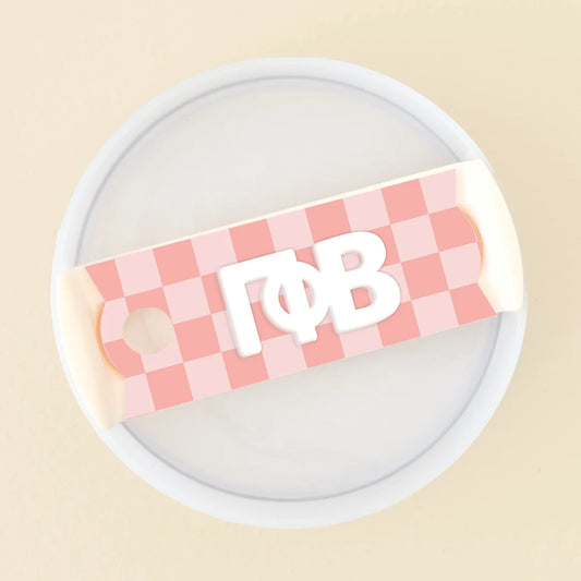 Sorority Tumbler Lid Tag - Milo & Lily Boutique