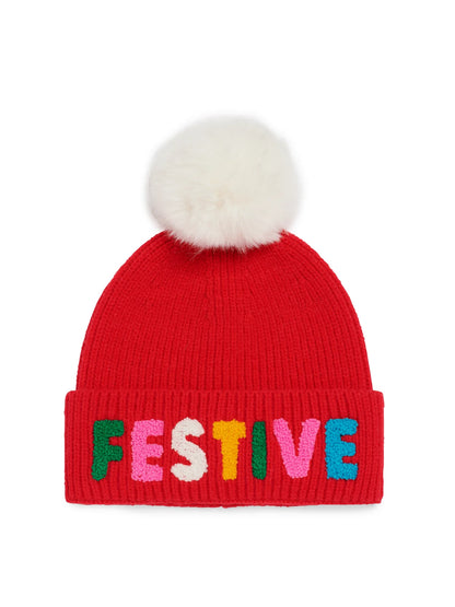 Red Festive Beanie