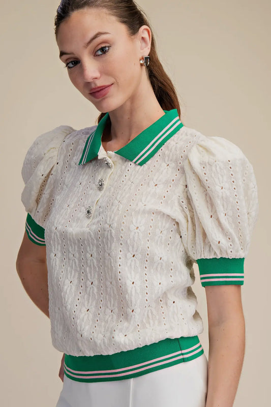 The Court Side Prep Top - Milo & Lily Boutique