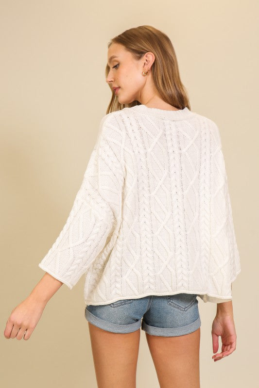 The Cable Cozy Sweater