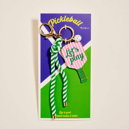 Pickleball Paddle Keychain Bag Charm - Milo & Lily Boutique