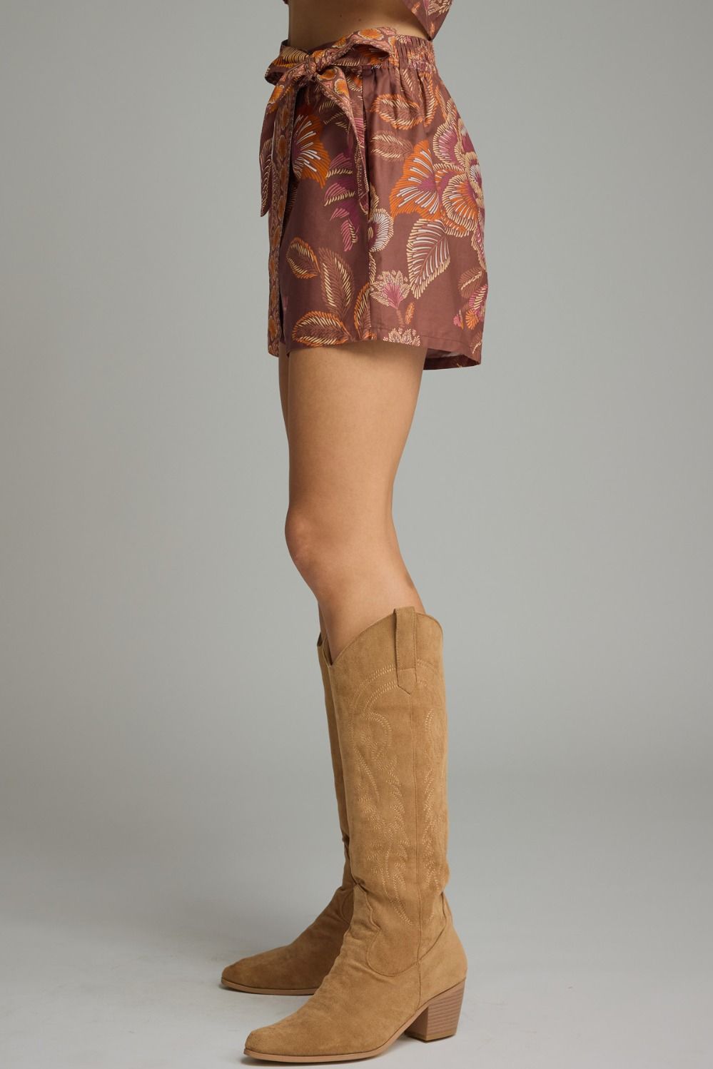 Desert Darling Floral Two Piece Skort Set – Terracotta