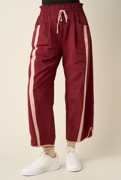 Fast Track Pants - Maroon