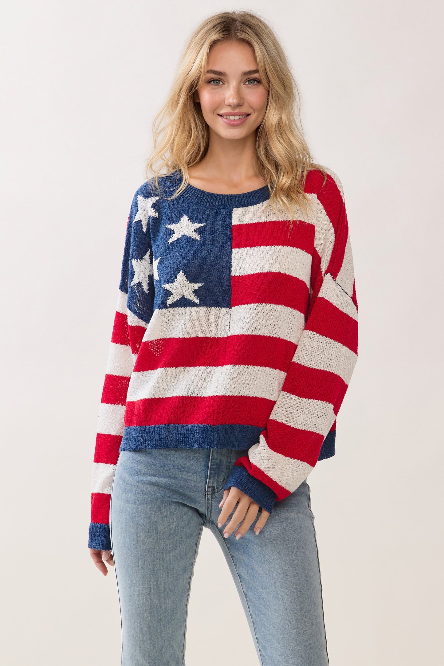 Stars, Stripes & Summer Lightweight Sweater