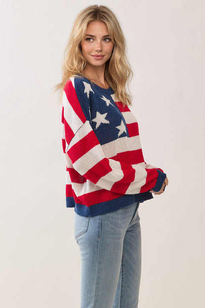 Stars, Stripes & Summer Lightweight Sweater