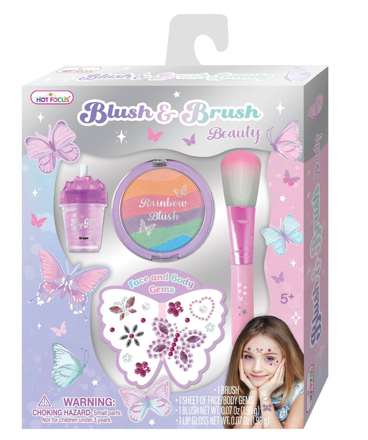 Blush&Brush Beauty Tie Dye Butterfly