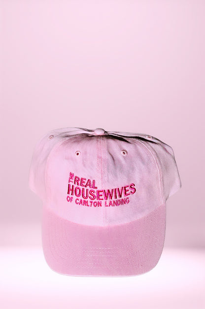 Real Housewives of Carlton Landing Embroidered Hat: Pink