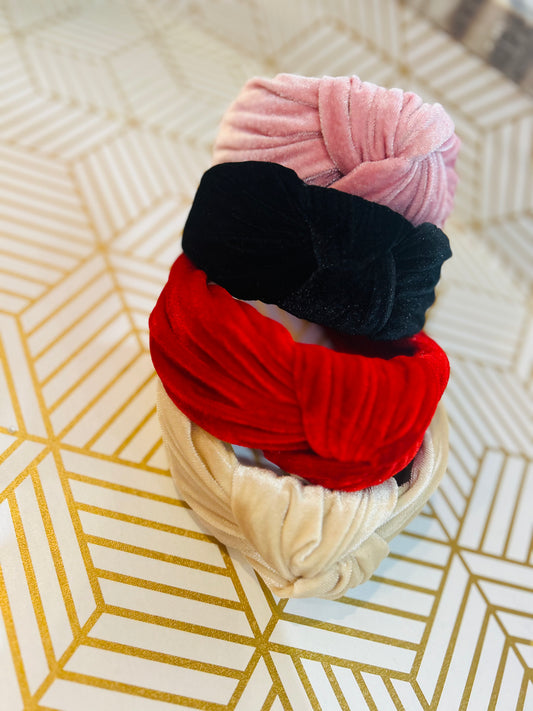 Velvet Knot Headbands