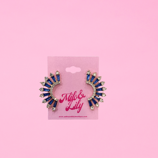 Azul Aztec Rhinestone Earrings