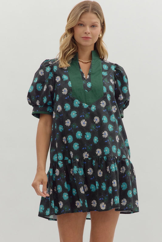 The Midnight Daisy Dress
