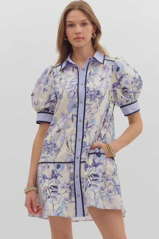 Blueberry Farmers Market Dress