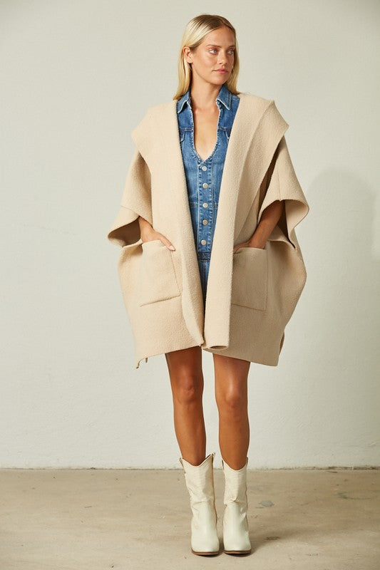 The Luxe Cozy Kimono Hooded Cardigan