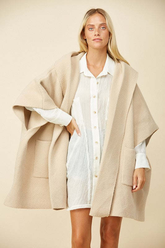 The Luxe Cozy Kimono Hooded Cardigan