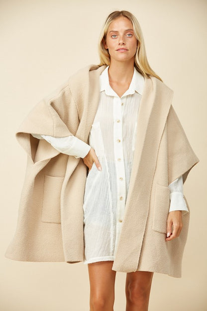 The Luxe Cozy Kimono Hooded Cardigan