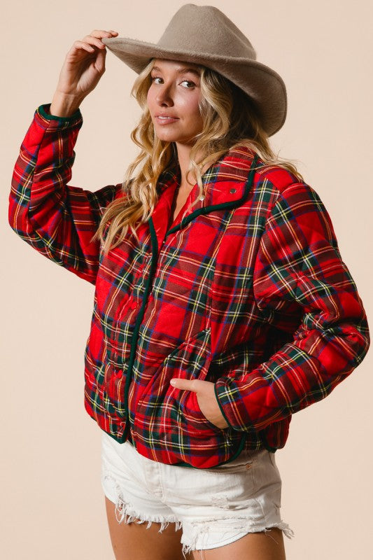 The Fireside Flannel Puffer