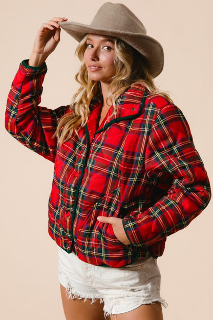 The Fireside Flannel Puffer