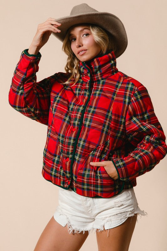 The Fireside Flannel Puffer