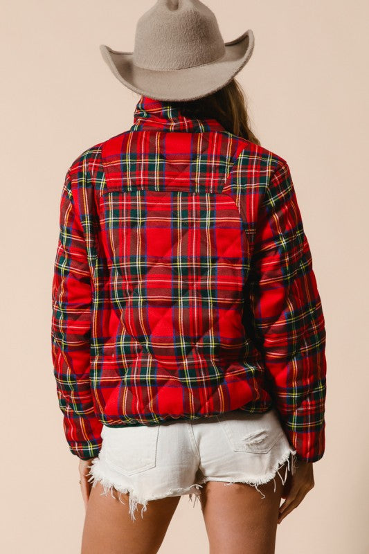 The Fireside Flannel Puffer