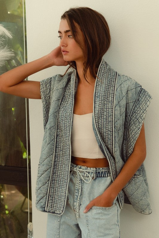 The Denim Daydream Vest