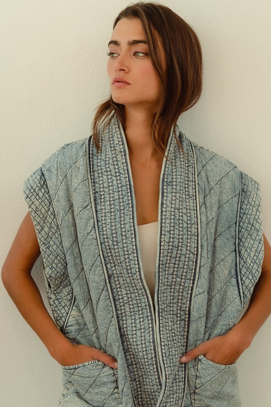 The Denim Daydream Vest