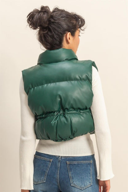 The Emerald Edge Puffer Vest