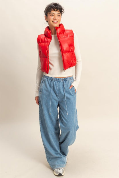 The Cherry Pop Puffer Vest