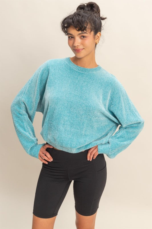The Ocean Breeze Chenille Sweater