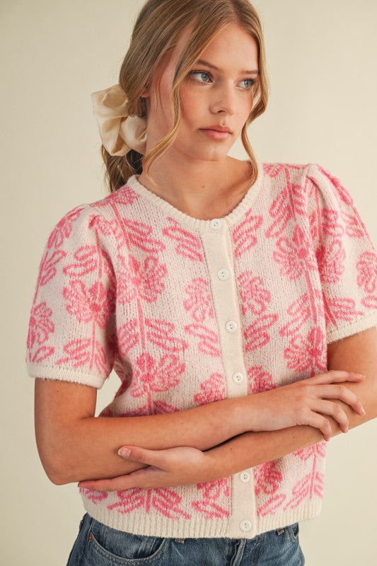 The Petal Blossom Cardigan Top