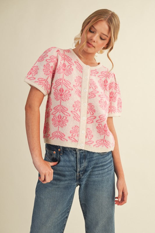 The Petal Blossom Cardigan Top