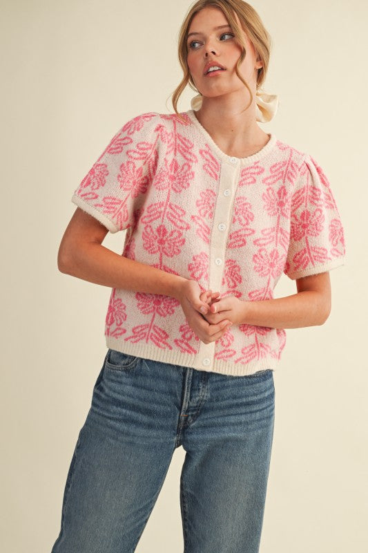 The Petal Blossom Cardigan Top