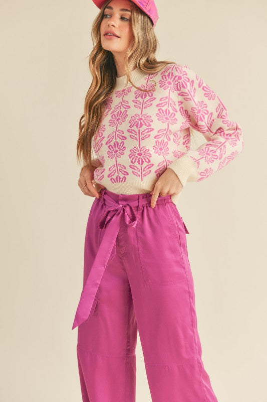The Electric Orchid Dream Knit Sweater