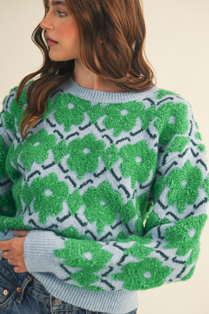 The Meadow Bloom Knit Sweater