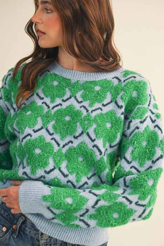 The Meadow Bloom Knit Sweater