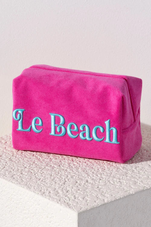 Le Beach Zip Pouch